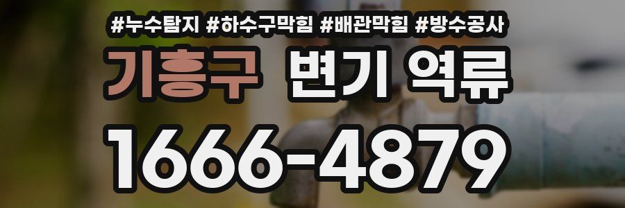 기흥구 변기 역류