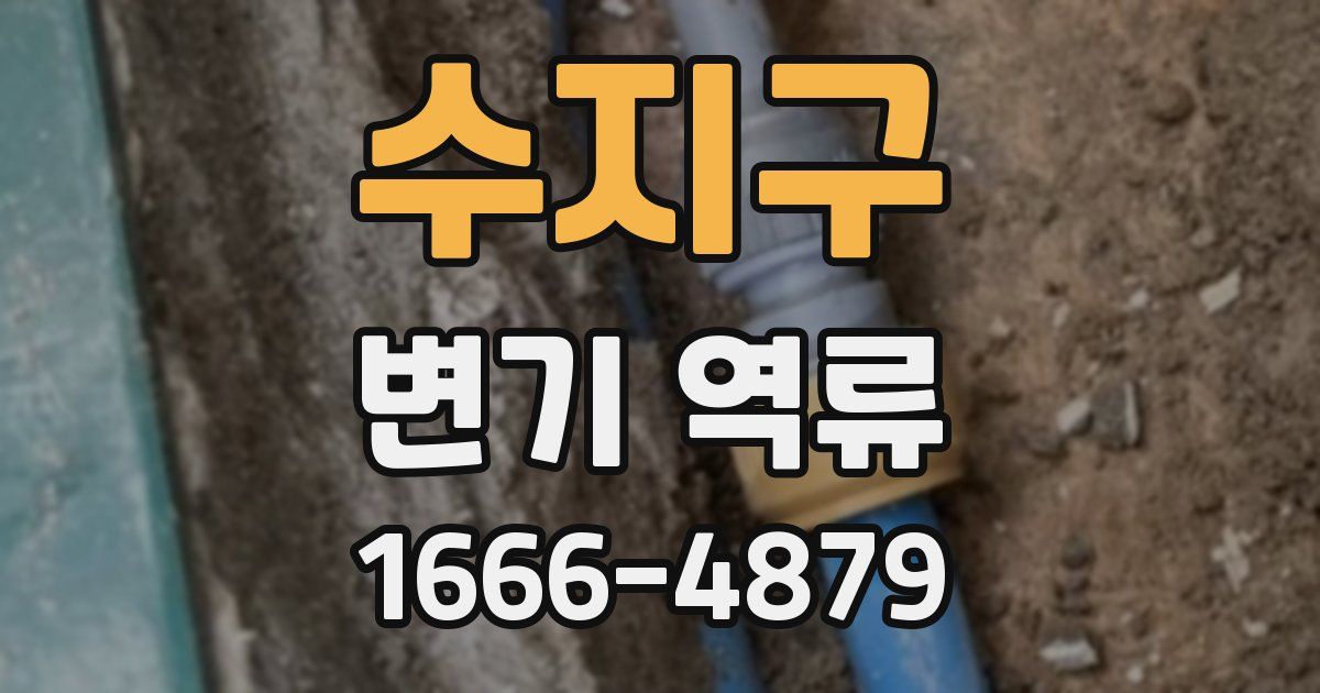 수지구 변기 역류