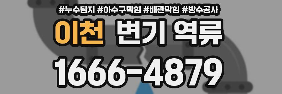 이천 변기 역류