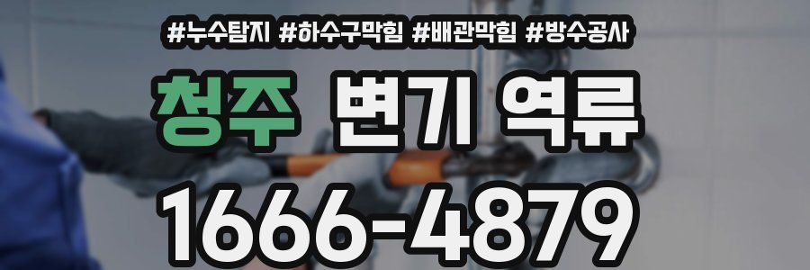 청주 변기 역류