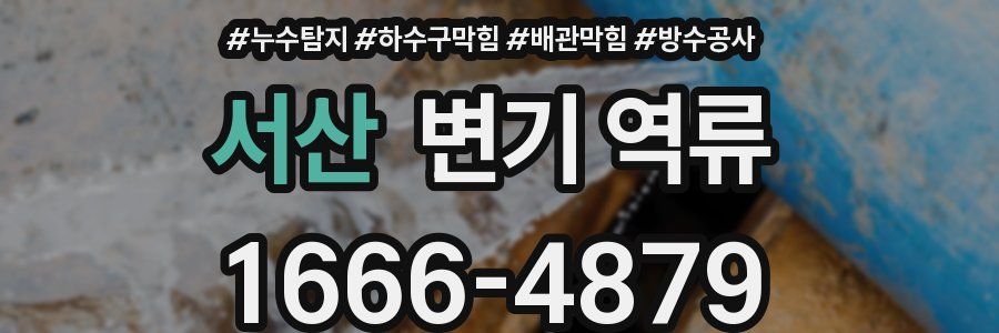서산 변기 역류