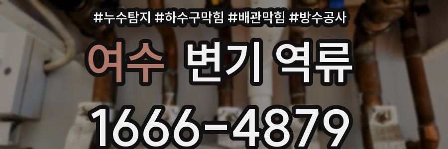 여수 변기 역류