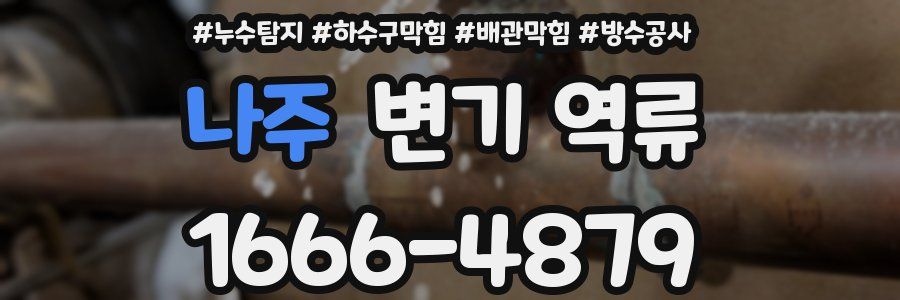 나주 변기 역류