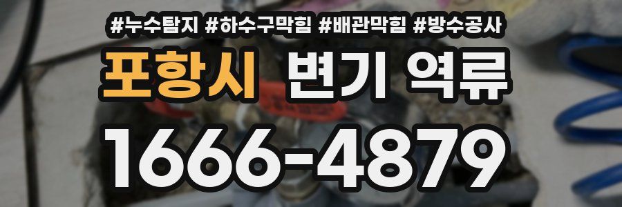 포항시 변기 역류