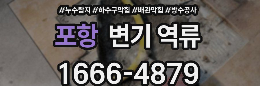 포항 변기 역류