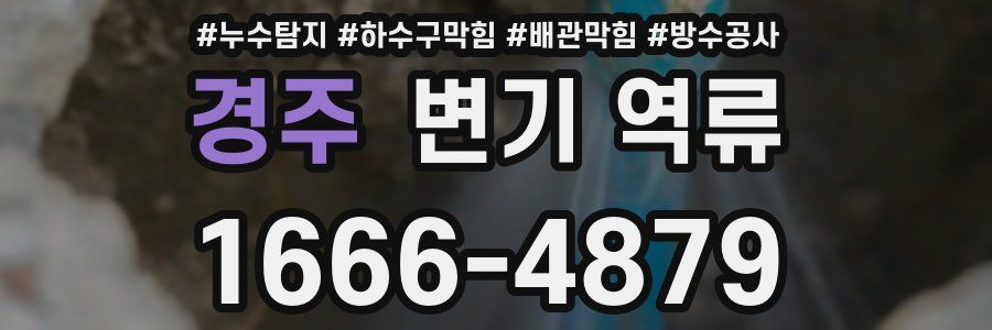 경주 변기 역류