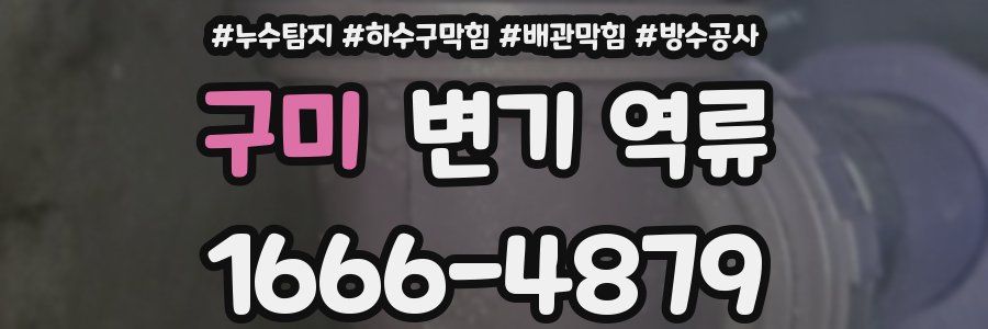 구미 변기 역류