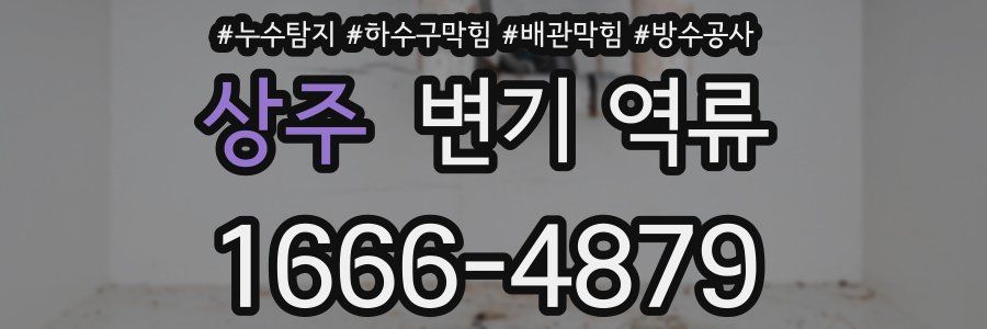 상주 변기 역류
