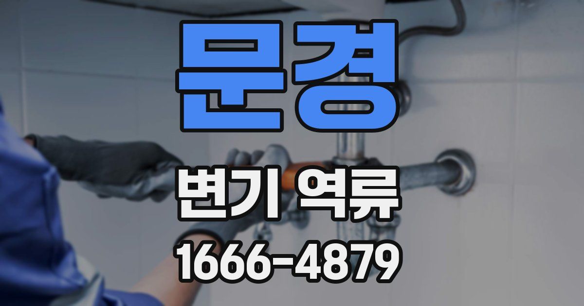 문경 변기 역류