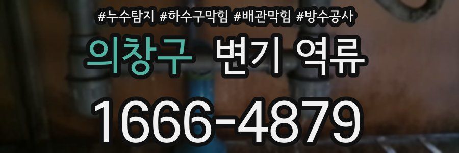 의창구 변기 역류