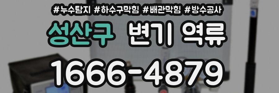성산구 변기 역류