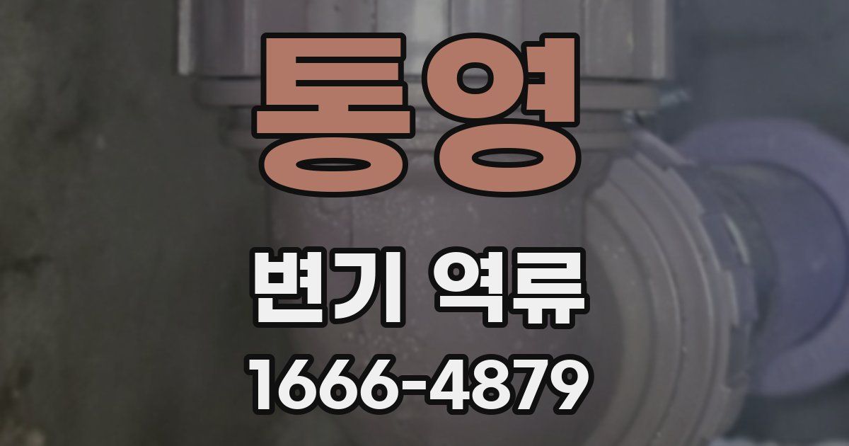 통영 변기 역류