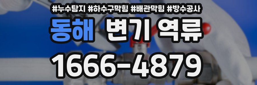 동해 변기 역류