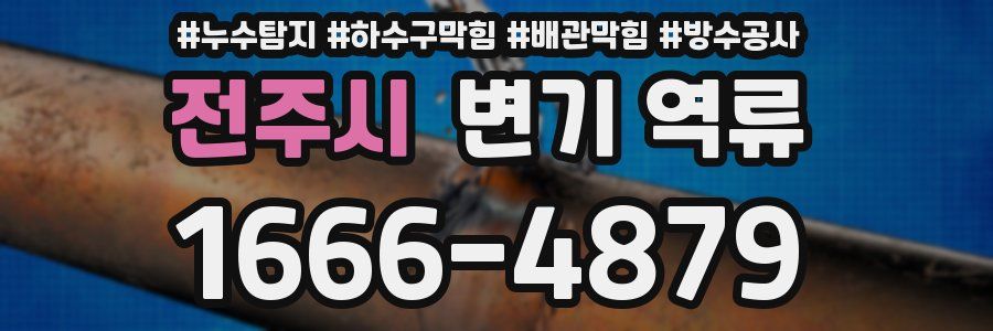 전주시 변기 역류
