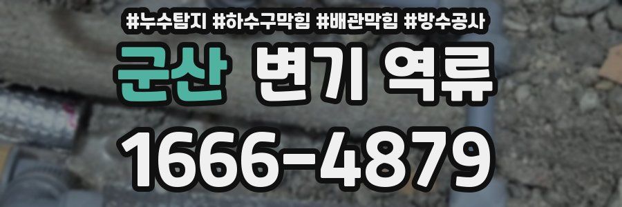 군산 변기 역류