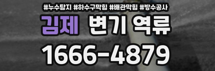 김제 변기 역류