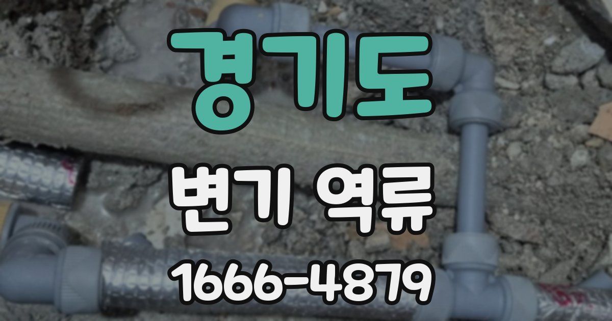 경기도 변기 역류