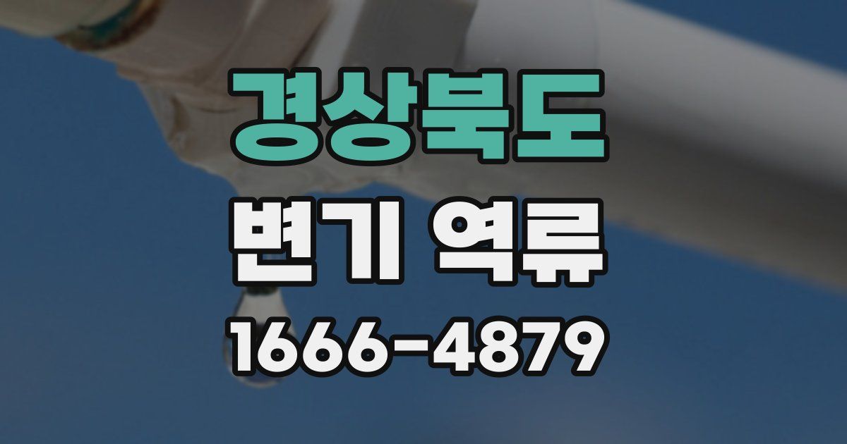 경상북도 변기 역류