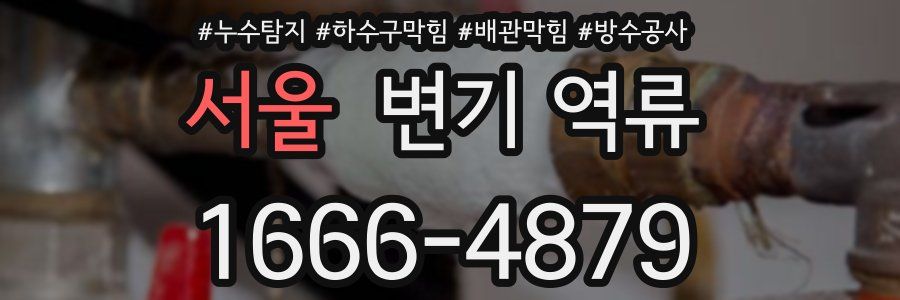 서울 변기 역류