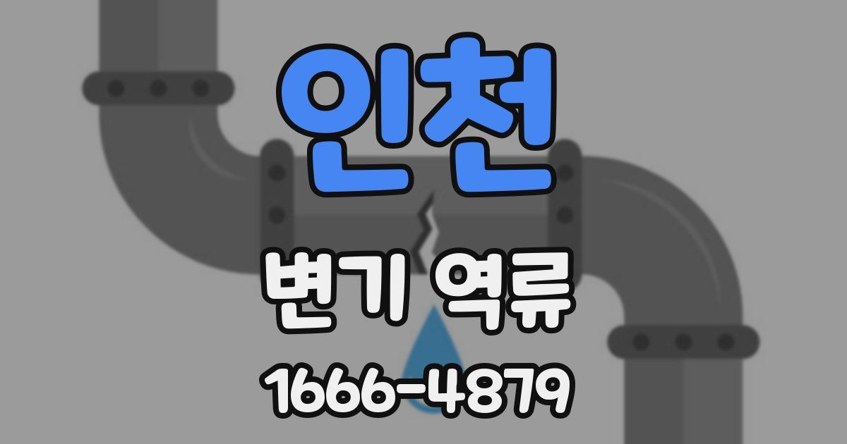 인천 변기 역류