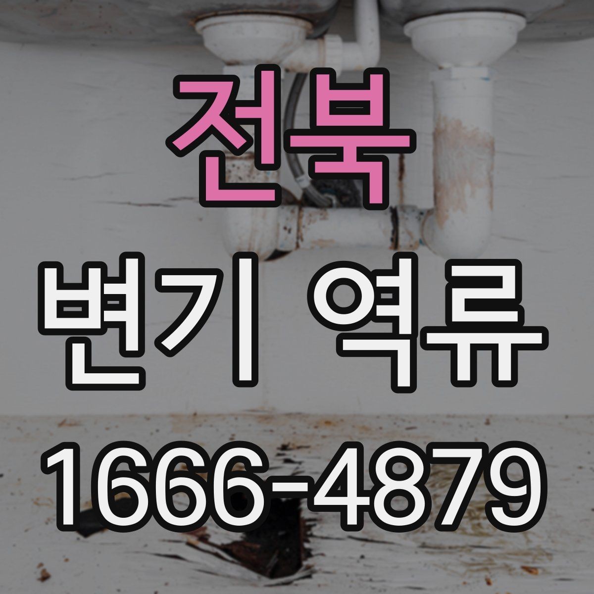 전북 변기 역류 배수 라인 문제를 의심해야 하는 상황