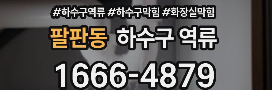 팔판동 하수구 역류