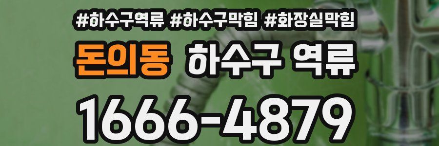 돈의동 하수구 역류