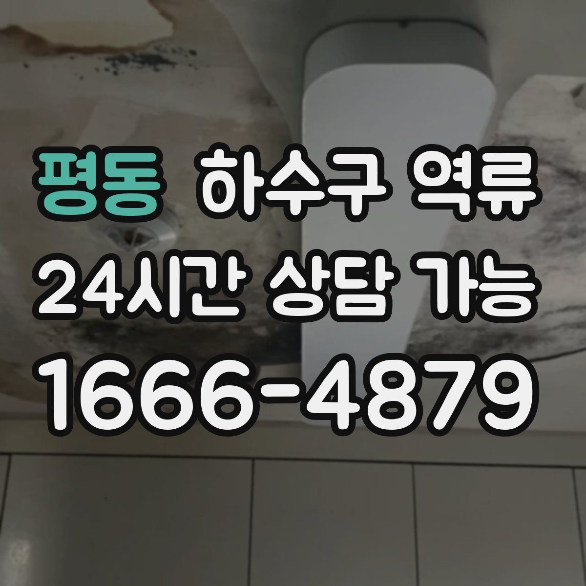 평동 하수구 역류