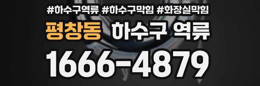 평창동 하수구 역류