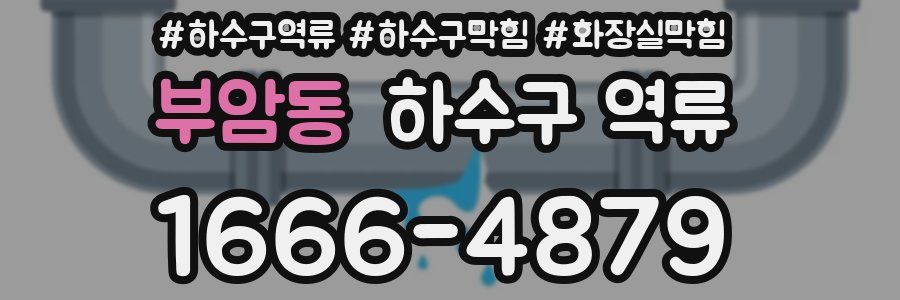 부암동 하수구 역류