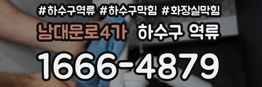 남대문로4가 하수구 역류