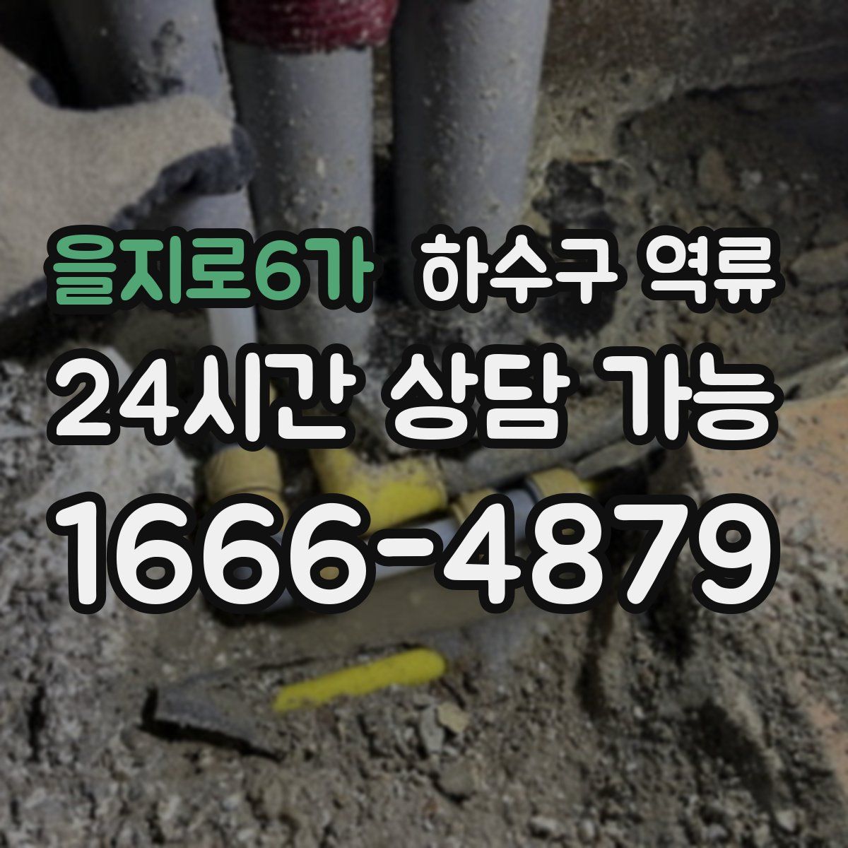을지로6가 하수구 역류