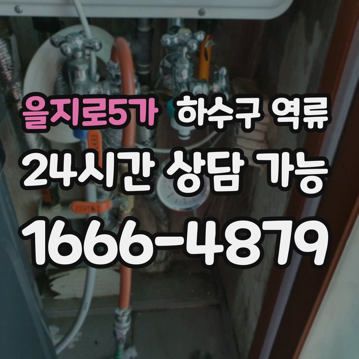 을지로5가 하수구 역류