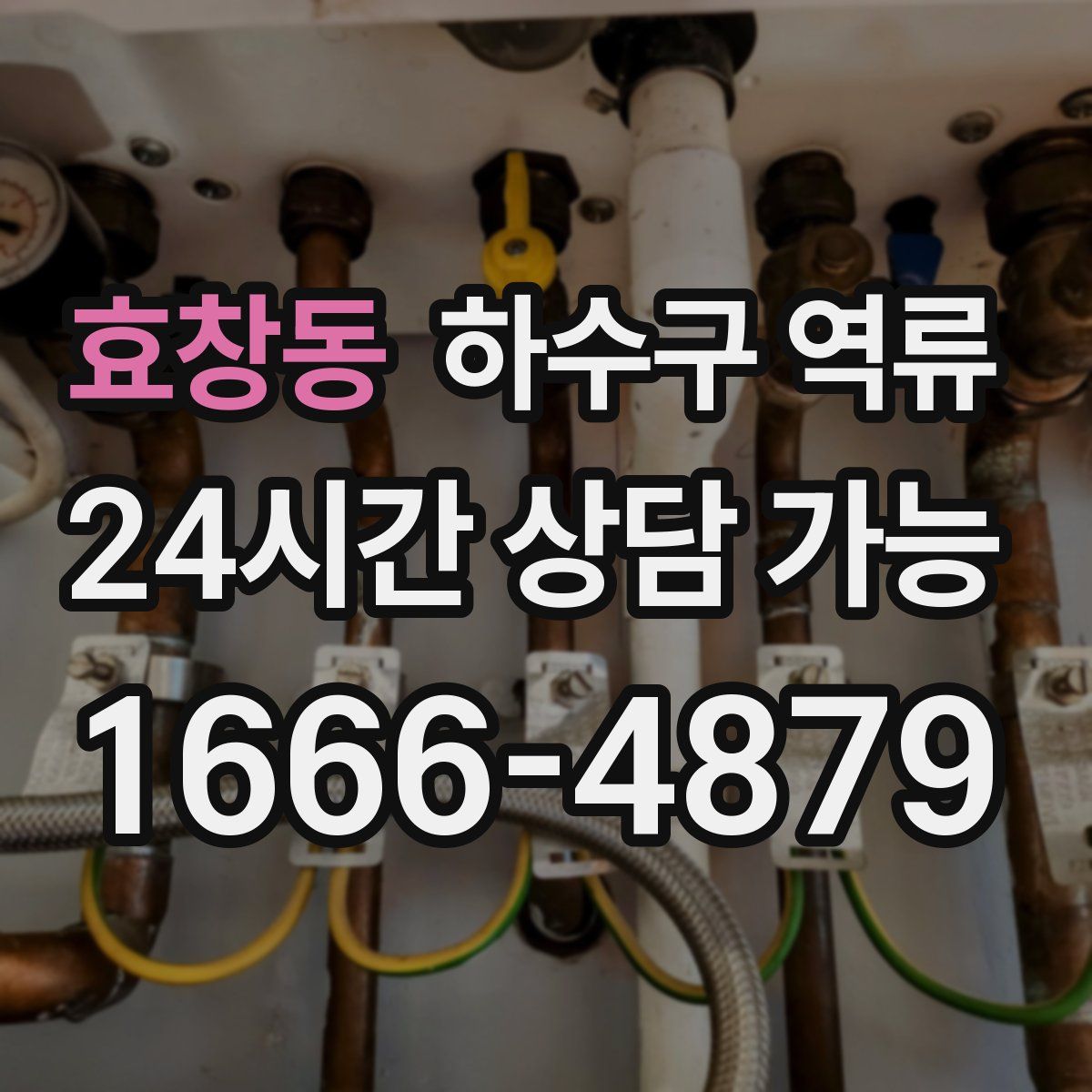 효창동 하수구 역류