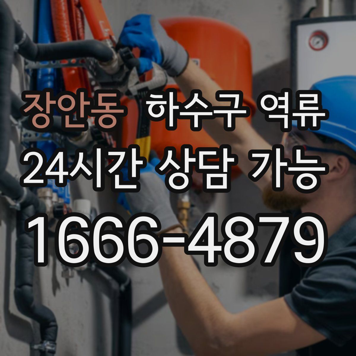 장안동 하수구 역류