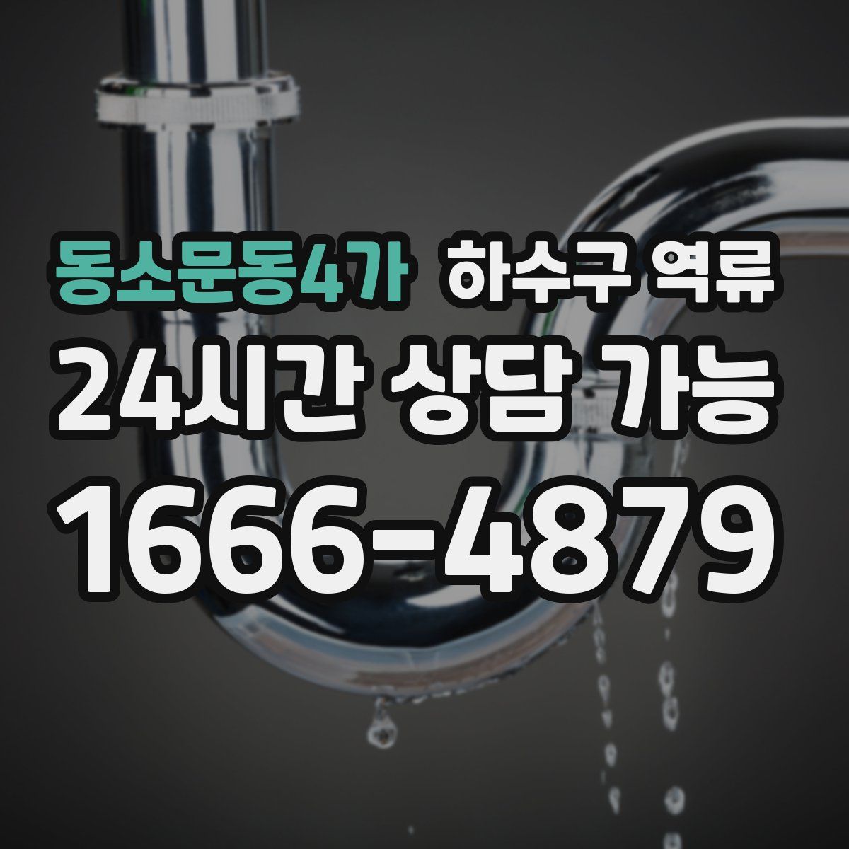 동소문동4가 하수구 역류