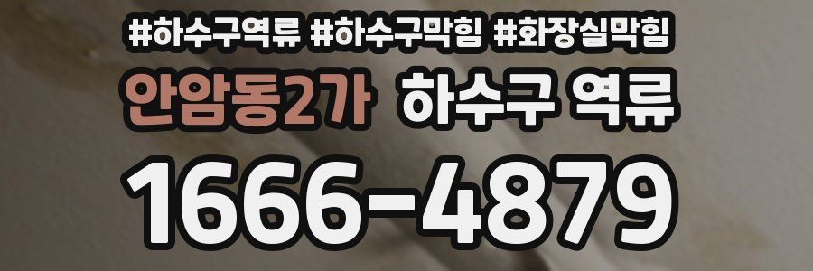 안암동2가 하수구 역류