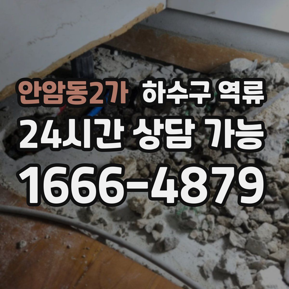 안암동2가 하수구 역류