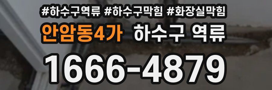 안암동4가 하수구 역류