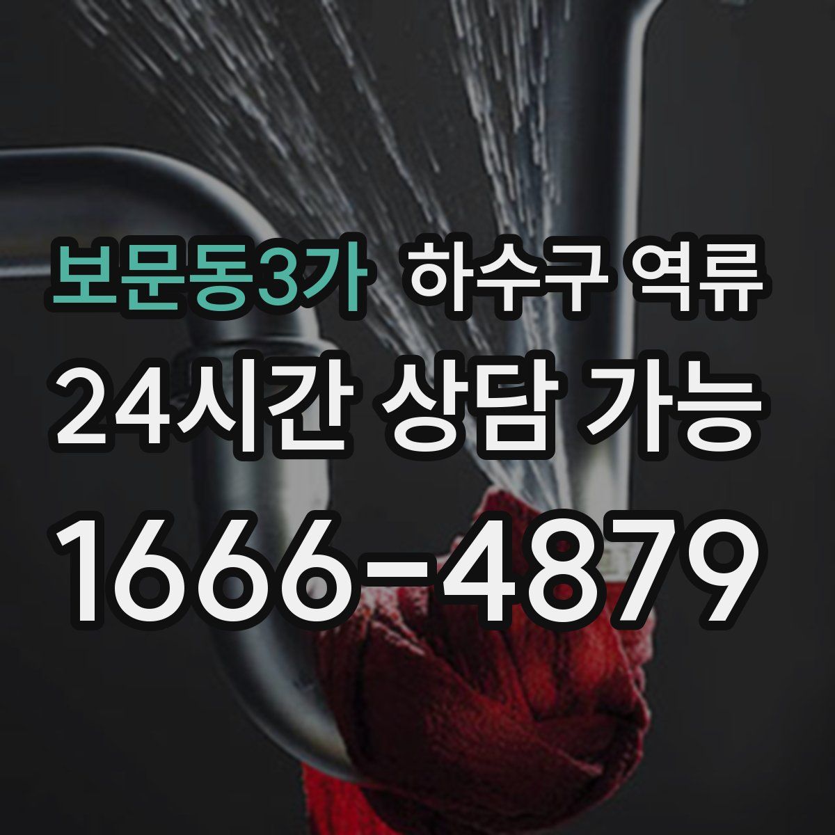 보문동3가 하수구 역류