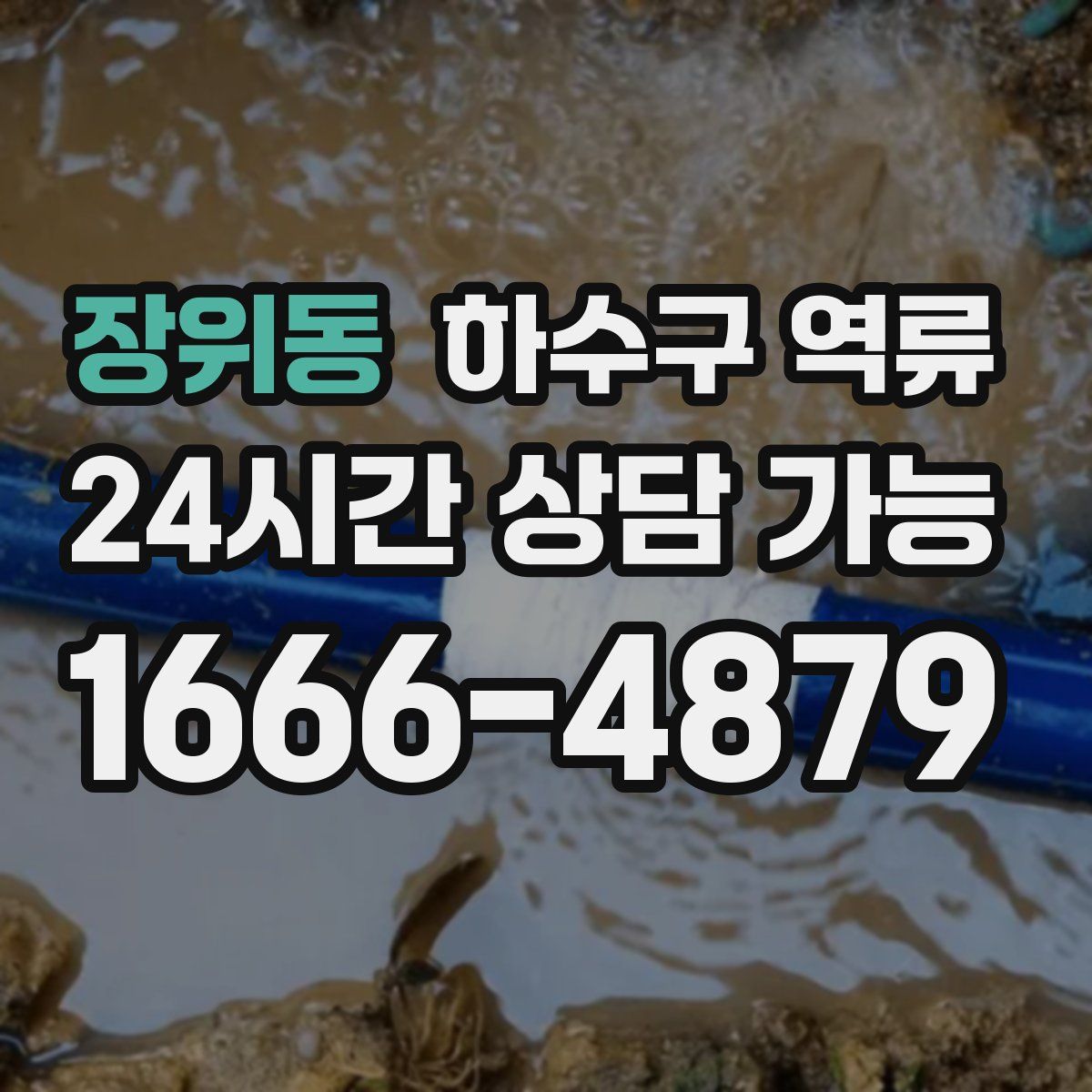 장위동 하수구 역류