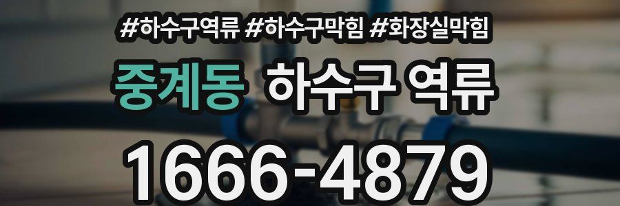 중계동 하수구 역류