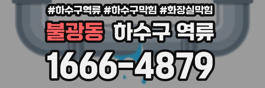 불광동 하수구 역류