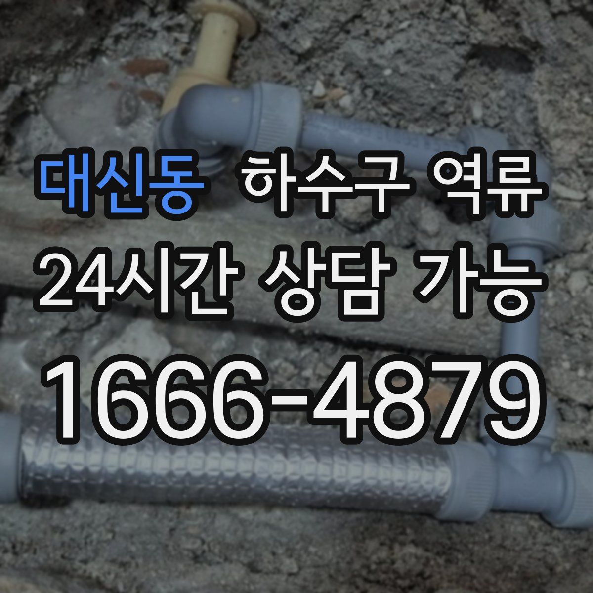 대신동 하수구 역류