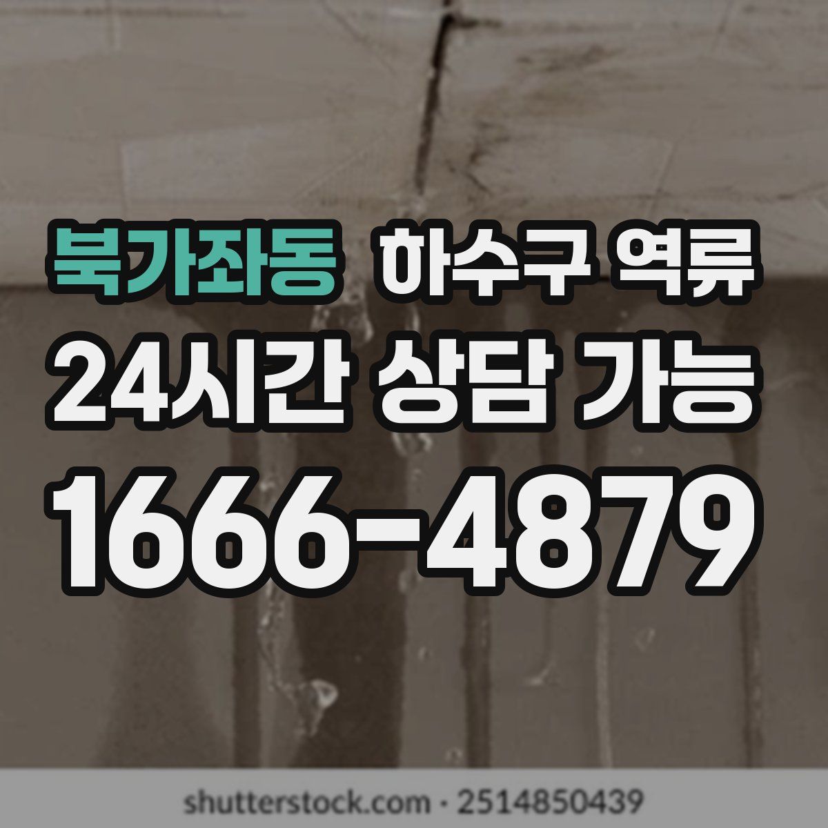 북가좌동 하수구 역류