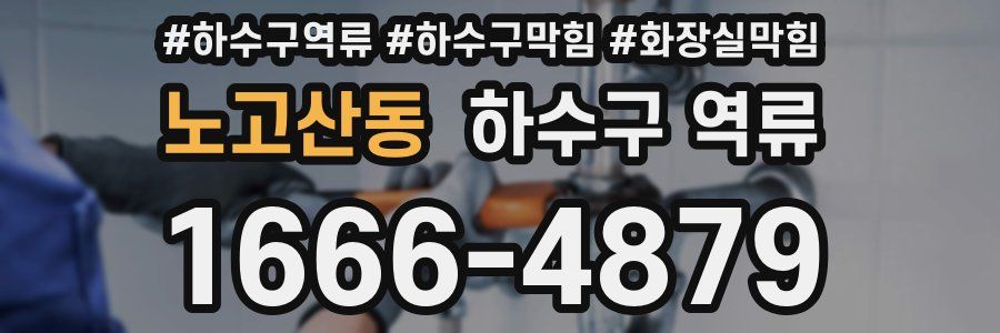 노고산동 하수구 역류