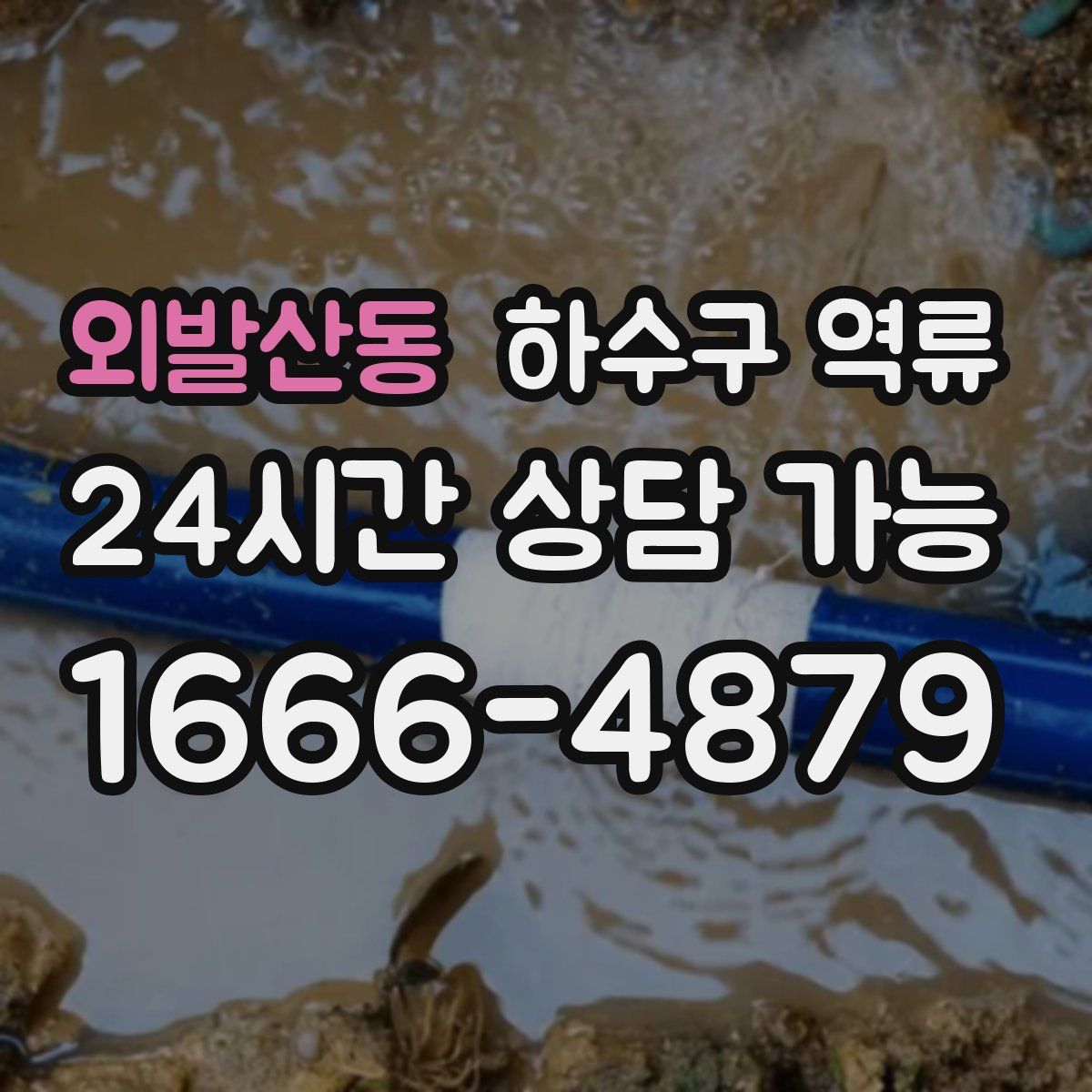 외발산동 하수구 역류