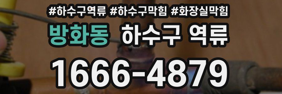 방화동 하수구 역류