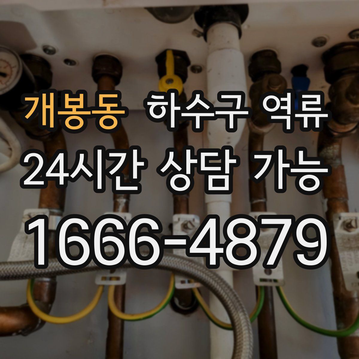 개봉동 하수구 역류