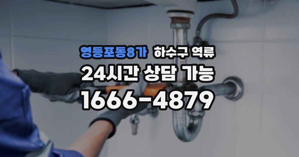 영등포동8가 하수구 역류